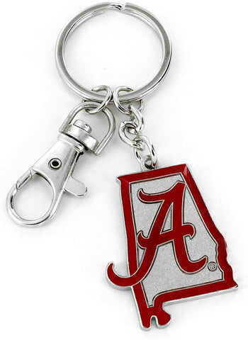 Alabama Crimson Tide Keychain State Design - Special Order