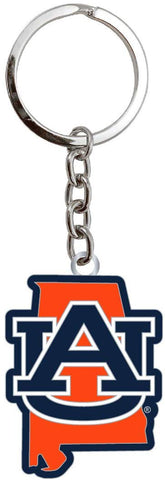Auburn Tigers Keychain State Design - Special Order - Team Fan Cave