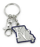 Kansas City Royals Keychain State Design - Special Order - Team Fan Cave