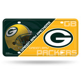 Green Bay Packers License Plate Metal - Team Fan Cave