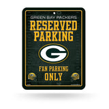 Green Bay Packers Sign Metal Reserved Parking Design - Team Fan Cave