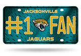 Jacksonville Jaguars License Plate #1 Fan - Team Fan Cave