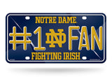 Notre Dame Fighting Irish License Plate #1 Fan