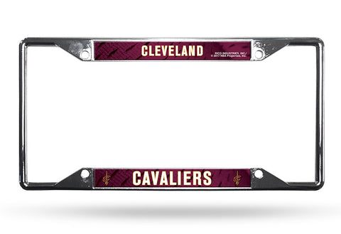 Cleveland Cavaliers License Plate Frame Chrome EZ View - Team Fan Cave
