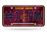 Cleveland Cavaliers License Plate #1 Fan C Logo - Team Fan Cave