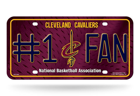 Cleveland Cavaliers License Plate #1 Fan C Logo - Team Fan Cave