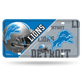 Detroit Lions License Plate Metal-0