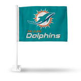 Miami Dolphins Flag Car-0