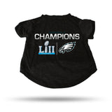 Philadelphia Eagles Pet T-Shirt Size Small Super Bowl 52 Champs - Team Fan Cave