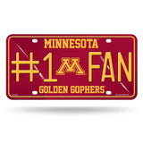 Minnesota Golden Gophers License Plate #1 Fan Alternate Design - Team Fan Cave