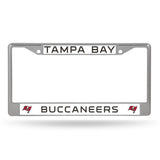 Tampa Bay Buccaneers License Plate Frame Chrome Alternate - Team Fan Cave