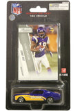 Minnesota Vikings Sidney Rice 1:64 Mustang with Trading Card CO - Team Fan Cave