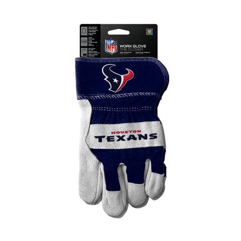 Houston Texans Gloves Work Style The Closer Design - Team Fan Cave