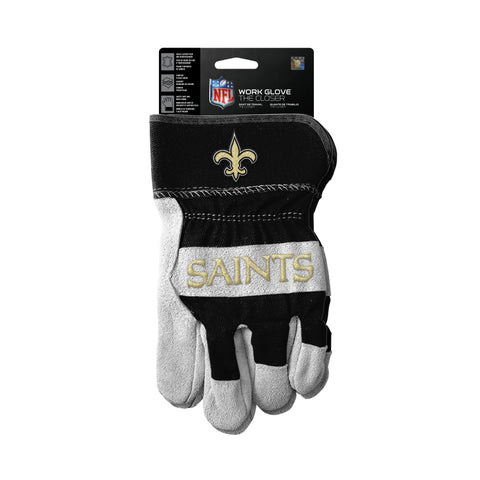New Orleans Saints Gloves Work Style The Closer Design - Team Fan Cave