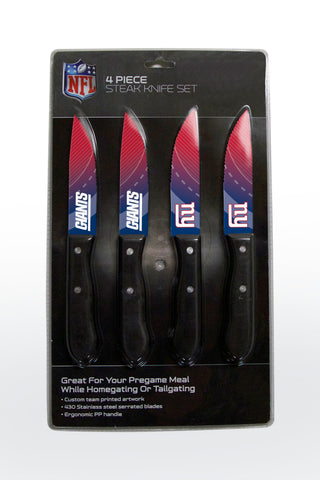 New York Giants Knife Set - Steak - 4 Pack - Team Fan Cave
