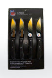 Pittsburgh Steelers Knife Set - Steak - 4 Pack - Team Fan Cave