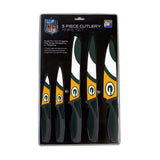 Green Bay Packers Knife Set - Kitchen - 5 Pack - Team Fan Cave