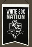 Chicago White Sox Banner 14x22 Wool Nations - Team Fan Cave
