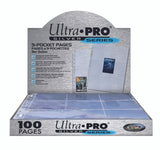 Ultra Pro 9-Pocket Silver Series Pages (100ct)