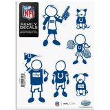 Indianapolis Colts Decal 5x7 Family Sheet - Team Fan Cave