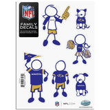 Baltimore Ravens Decal 5x7 Family Sheet - Team Fan Cave