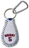 New York Mets Keychain - David Wright Classic Baseball - Team Fan Cave