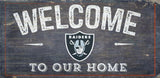 Las Vegas Raiders Sign Wood 6x12 Welcome To Our Home Design - Special Order