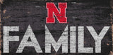 Nebraska Cornhuskers Sign Wood 12x6 Family Design - Special Order - Team Fan Cave
