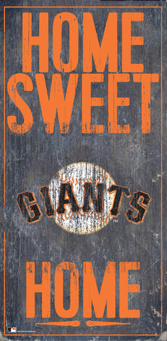 San Francisco Giants Sign Wood 6x12 Home Sweet Home Design - Team Fan Cave