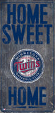 Minnesota Twins Sign Wood 6x12 Home Sweet Home Design - Team Fan Cave