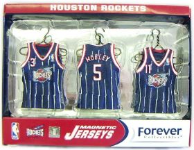 Houston Rockets Road Jersey Magnet Set - Team Fan Cave