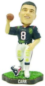 Houston Texans David Carr Game Worn Forever Collectibles Bobblehead - Team Fan Cave
