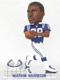 Indianapolis Colts Marvin Harrison Platinum Forever Collectibles Bobblehead - Team Fan Cave