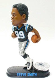 Carolina Panthers Steve Smith Forever Collectibles Black Base Bobblehead - Team Fan Cave