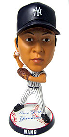 New York Yankees Chien-Ming Wang Forever Collectibles 9.5" Super Bighead Bobblehead - Team Fan Cave