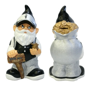 Chicago White Sox Garden Gnome - Coin Bank - Team Fan Cave