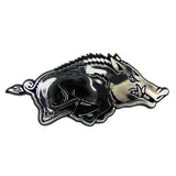 Arkansas Razorbacks Auto Emblem - Silver - Team Fan Cave
