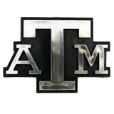 Texas A&M Aggies Auto Emblem - Silver - Team Fan Cave