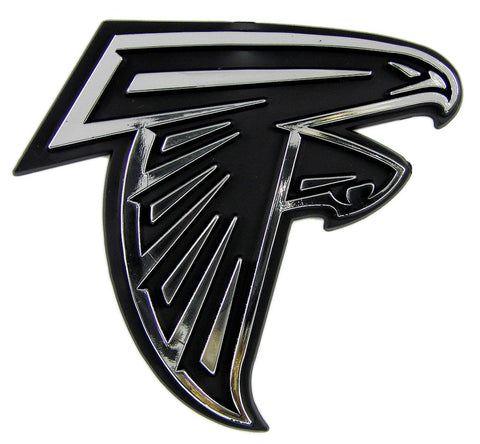 Atlanta Falcons Auto Emblem - Silver - Team Fan Cave