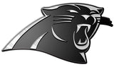 Carolina Panthers Auto Emblem - Silver - Team Fan Cave