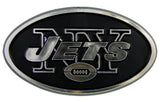 New York Jets Auto Emblem - Silver - Team Fan Cave