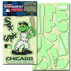 Chicago White Sox Decal Lil Buddy Glow in the Dark Kit - Team Fan Cave