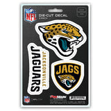 Jacksonville Jaguars Decal Die Cut Team 3 Pack - Team Fan Cave