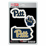 Pittsburgh Panthers Decal Die Cut Team 3 Pack