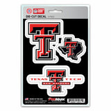 Texas Tech Red Raiders Decal Die Cut Team 3 Pack