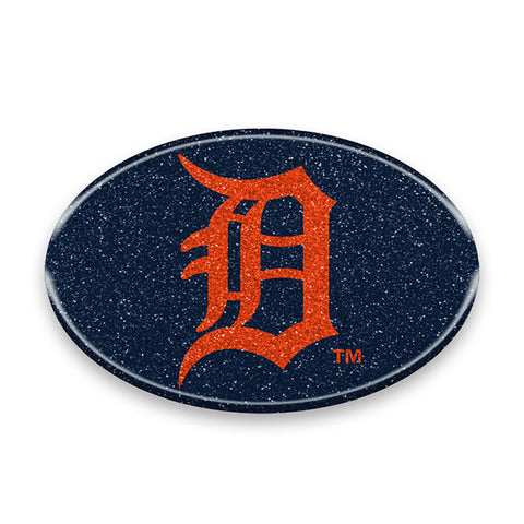 Detroit Tigers Auto Emblem - Oval Color Bling - Team Fan Cave