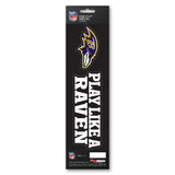 Baltimore Ravens Decal Die Cut Slogan Pack - Team Fan Cave
