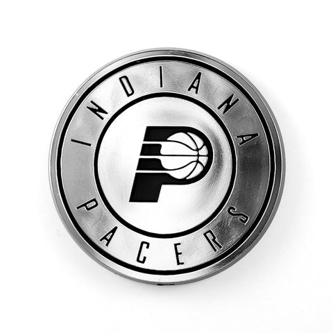 Indiana Pacers Auto Emblem Silver Chrome - Special Order - Team Fan Cave