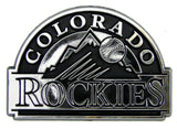 Colorado Rockies Auto Emblem Silver Chrome Special Order - Team Fan Cave