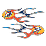 Oklahoma City Thunder Decal 5x2 Micro Flames Graphics 2 Pack - Team Fan Cave